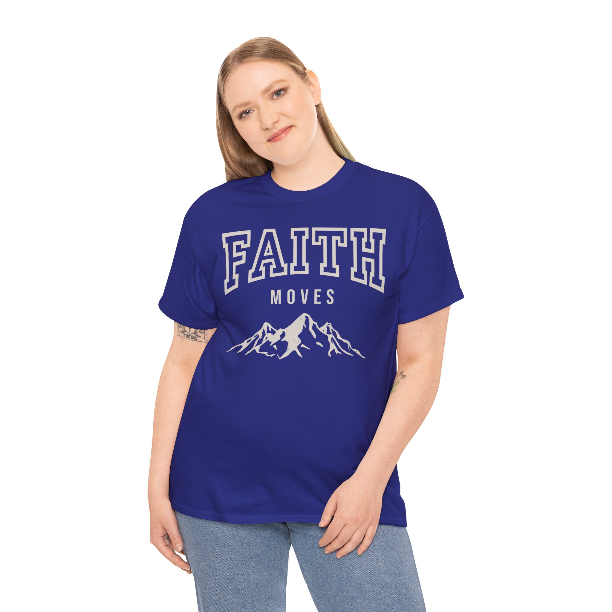 Faith Moves Mountains T-Shirt — Inspirational Christian Tee - Image 96