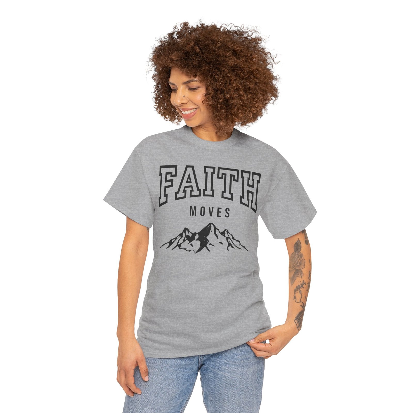 Faith Moves Mountains T-Shirt — Inspirational Christian Tee - Image 39