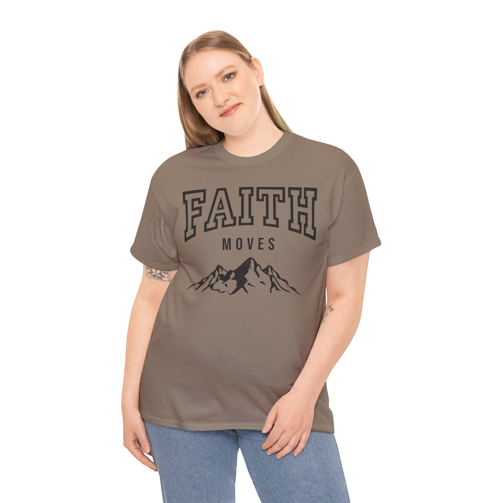 Faith Moves Mountains T-Shirt — Inspirational Christian Tee - Image 48