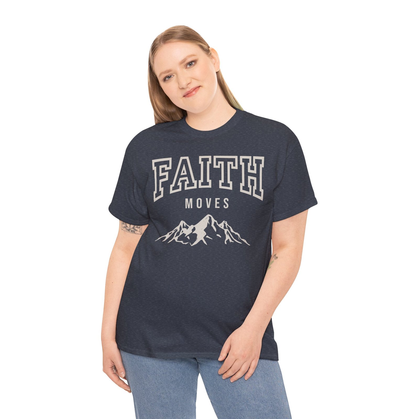 Faith Moves Mountains T-Shirt — Inspirational Christian Tee - Image 88