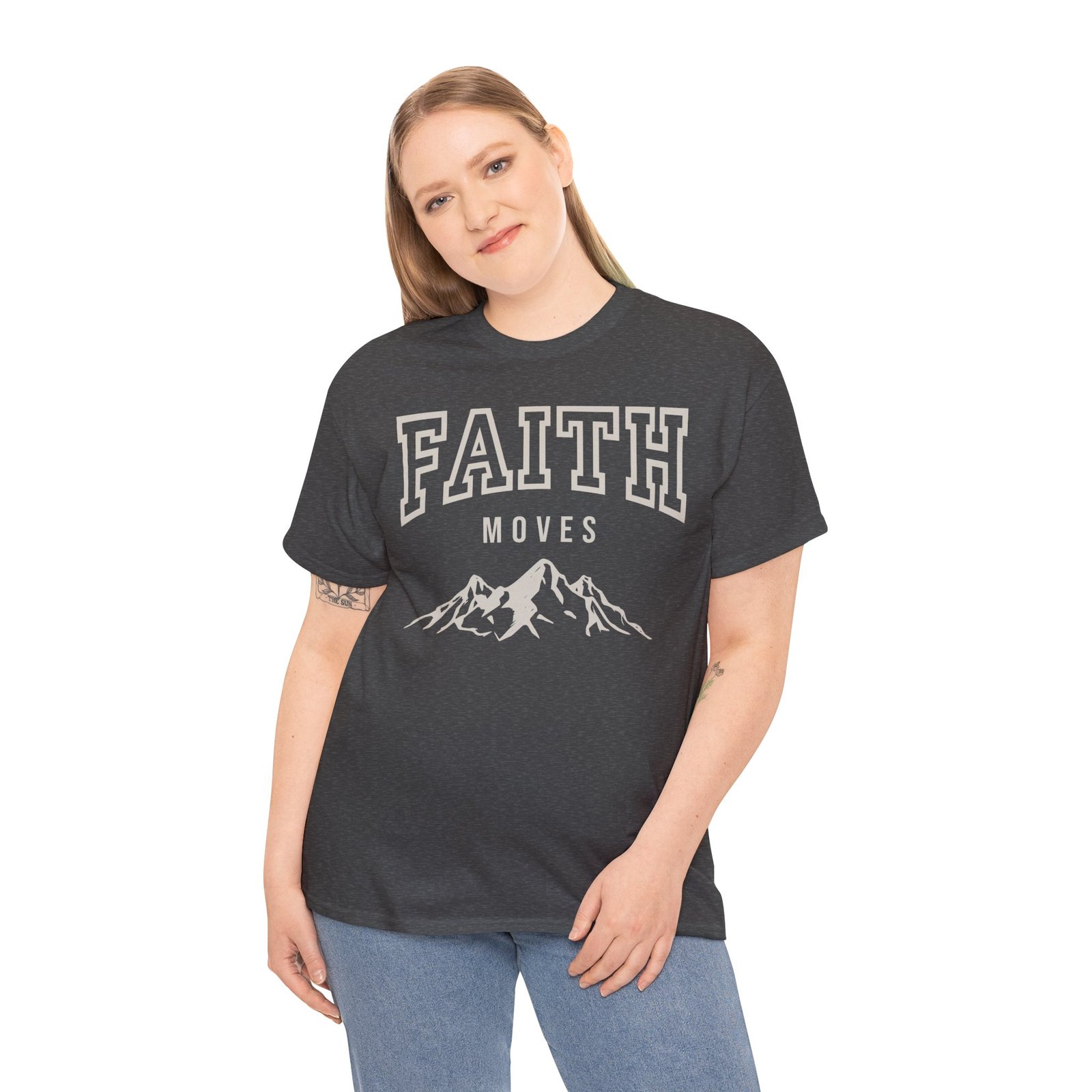 Faith Moves Mountains T-Shirt — Inspirational Christian Tee - Image 72