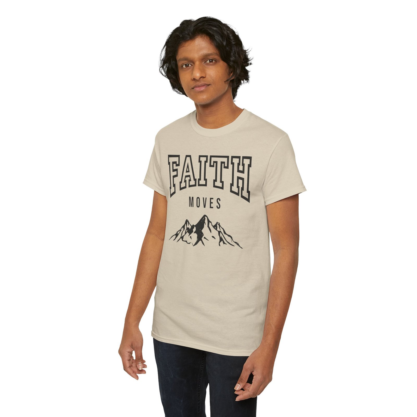 Faith Moves Mountains T-Shirt — Inspirational Christian Tee - Image 12