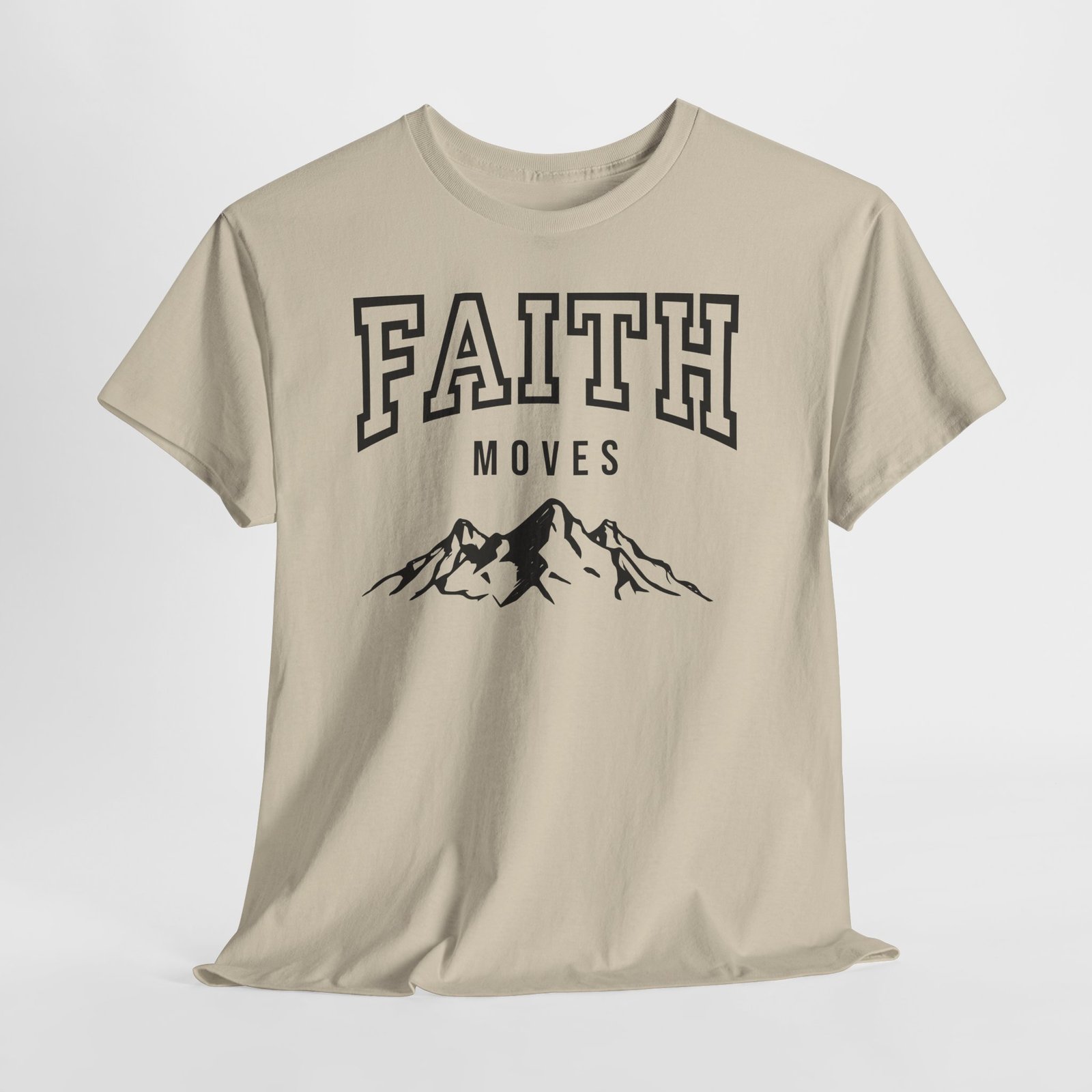 Faith Moves Mountains T-Shirt — Inspirational Christian Tee - Image 9